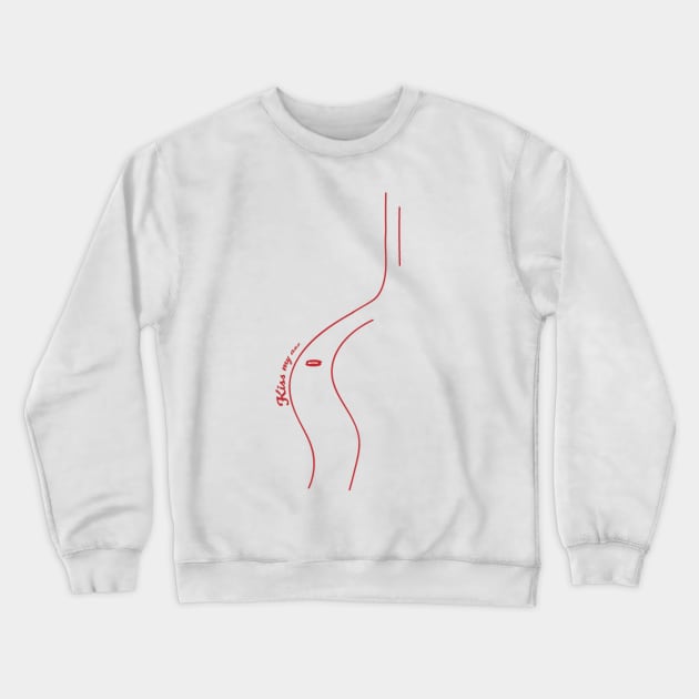 Erotic Print Crewneck Sweatshirt by loco